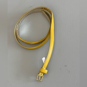 Boden Yellow Gold Belt with Metallic Buckle